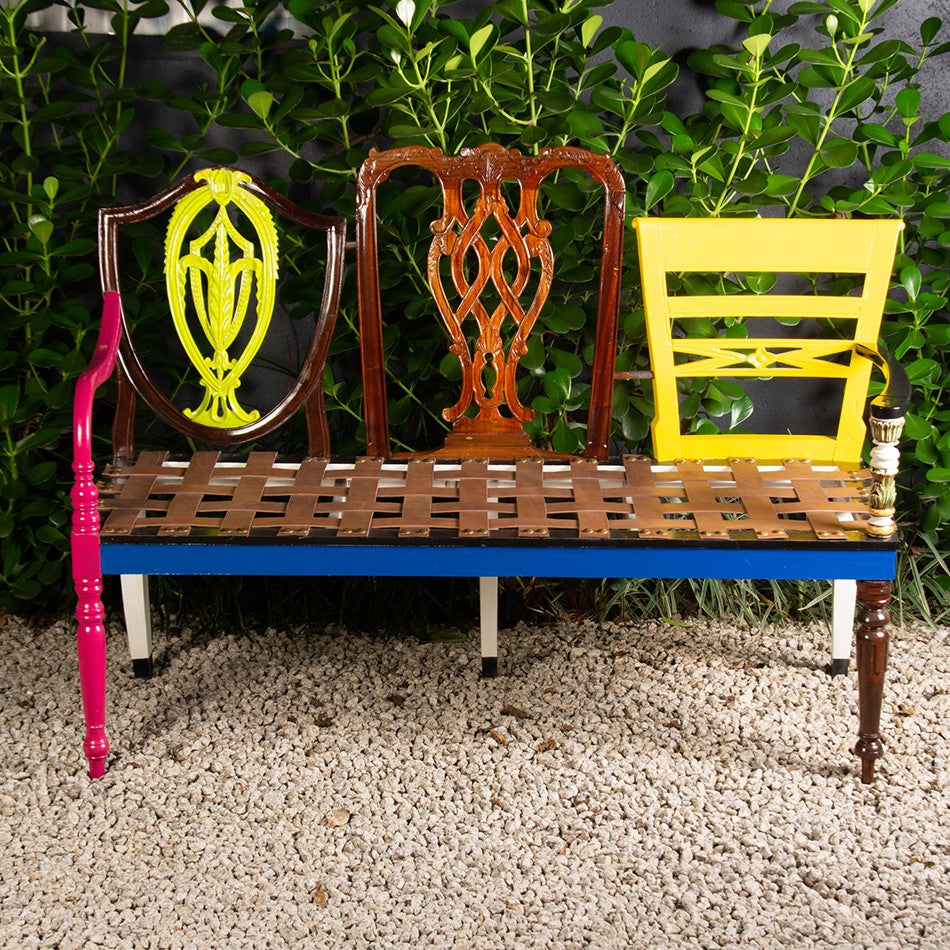 BANCO COLORE 3 LUGARES