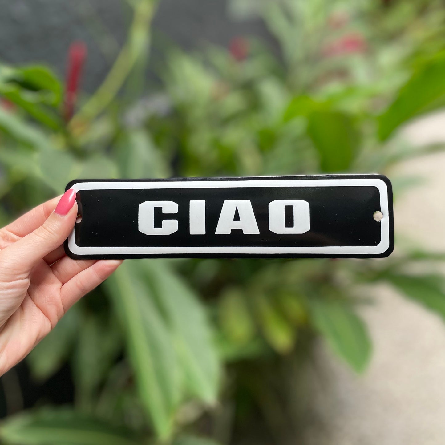 PLACA DE FERRO - CIAO