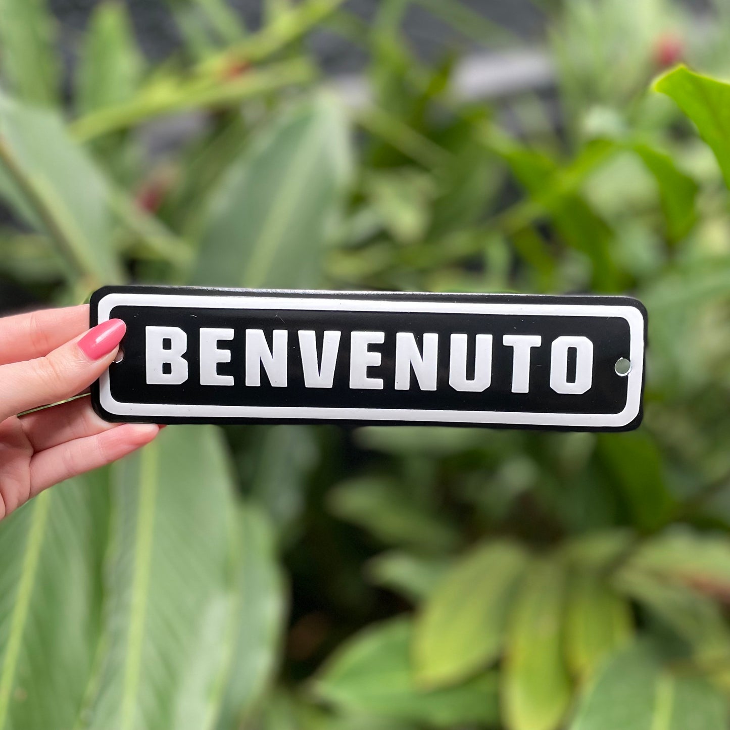 PLACA DE FERRO - BENVENUTO