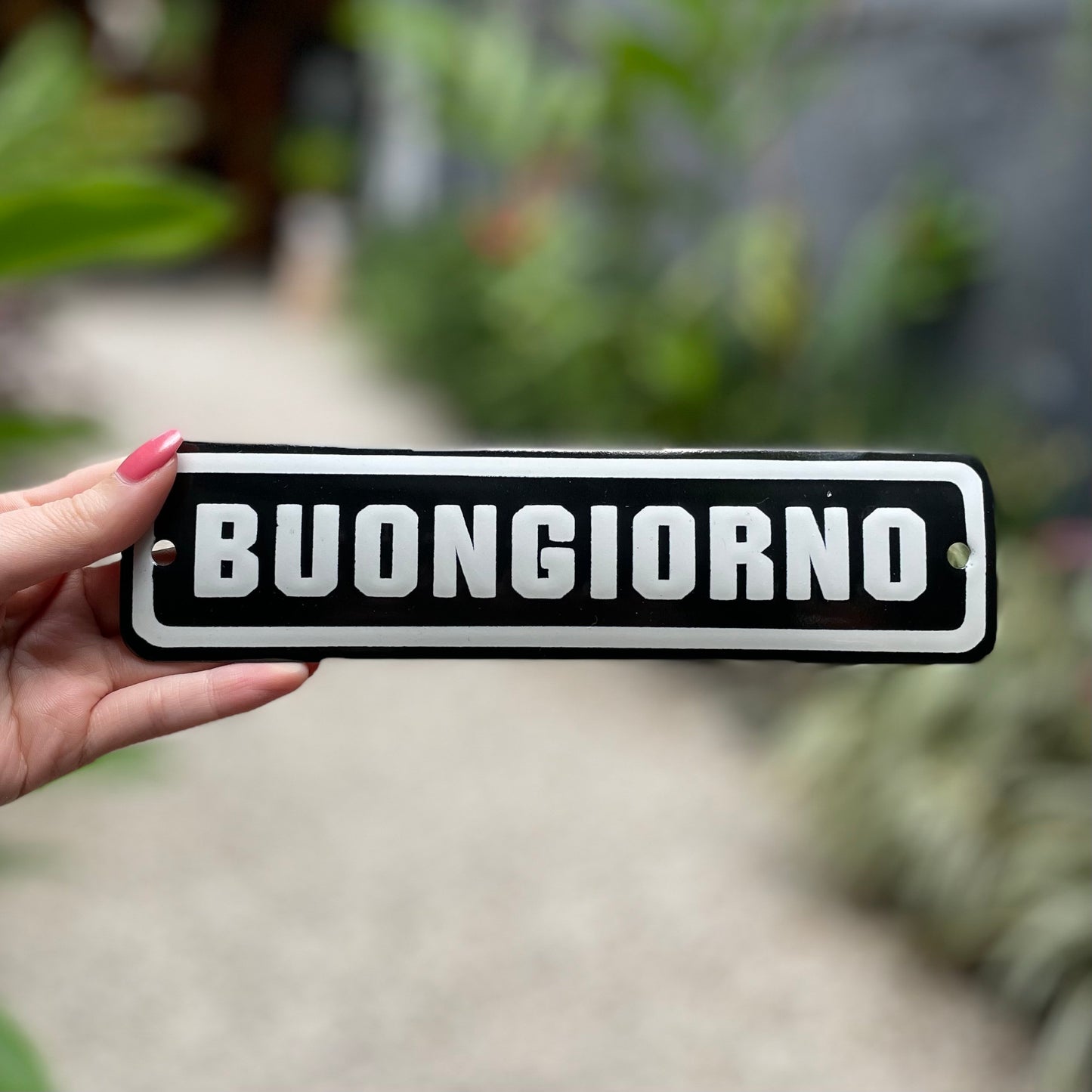 PLACA DE FERRO - BUONGIORNO