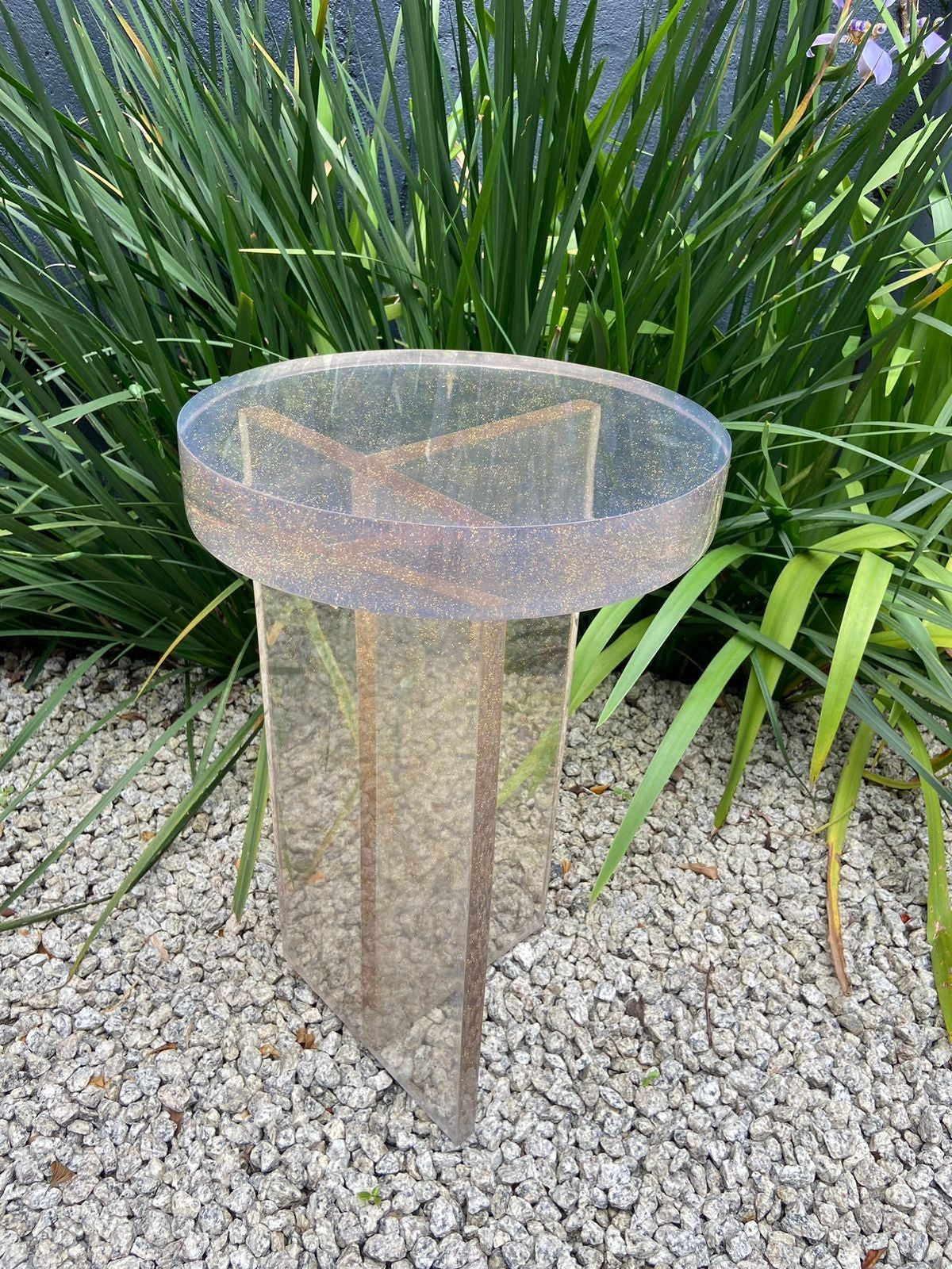 MESA T COLORE - GLITTER OURO