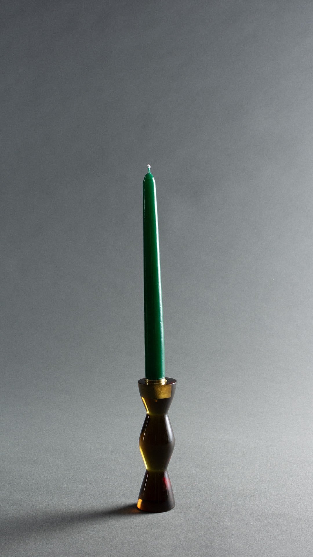 CASTIÇAL CINZA ESCURO P