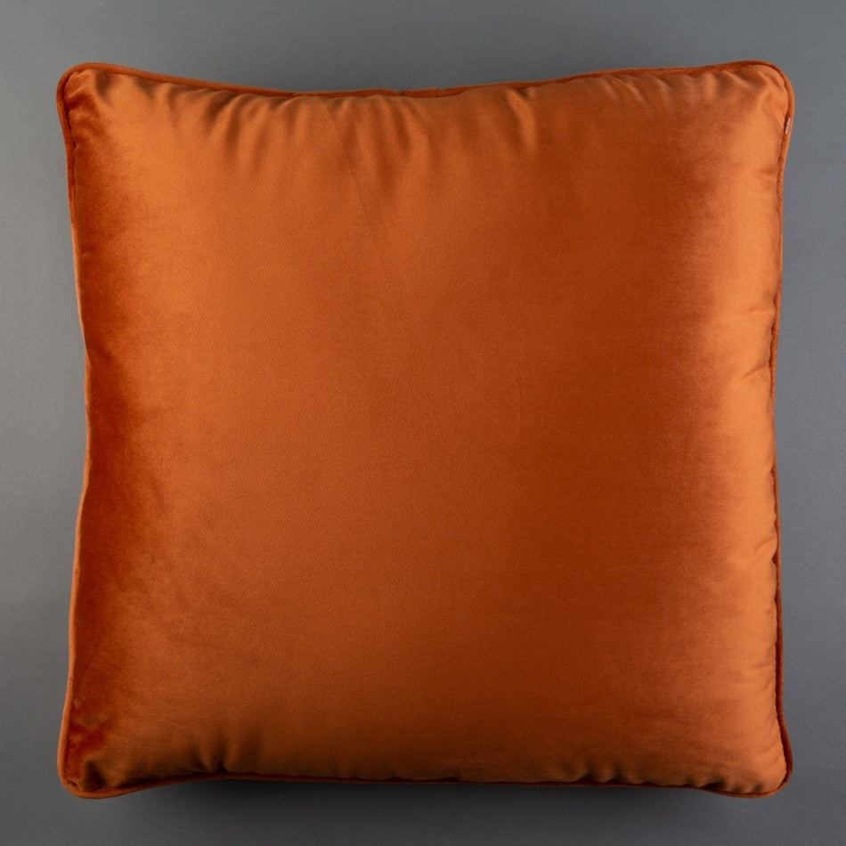 ALMOFADA VELUDO - FERRUGEM 50x50cm