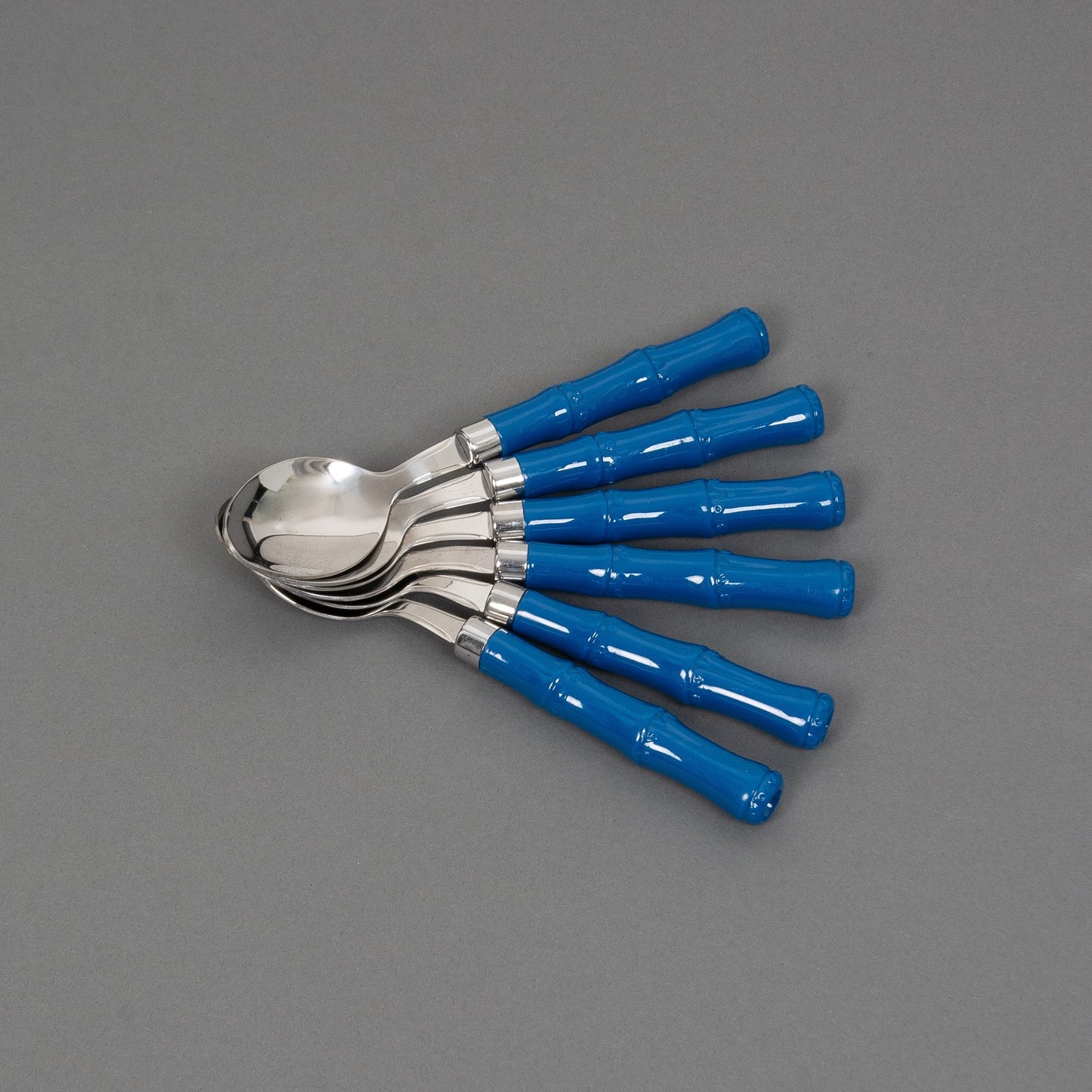 CONJUNTO TALHERES METAL FAUX BAMBU