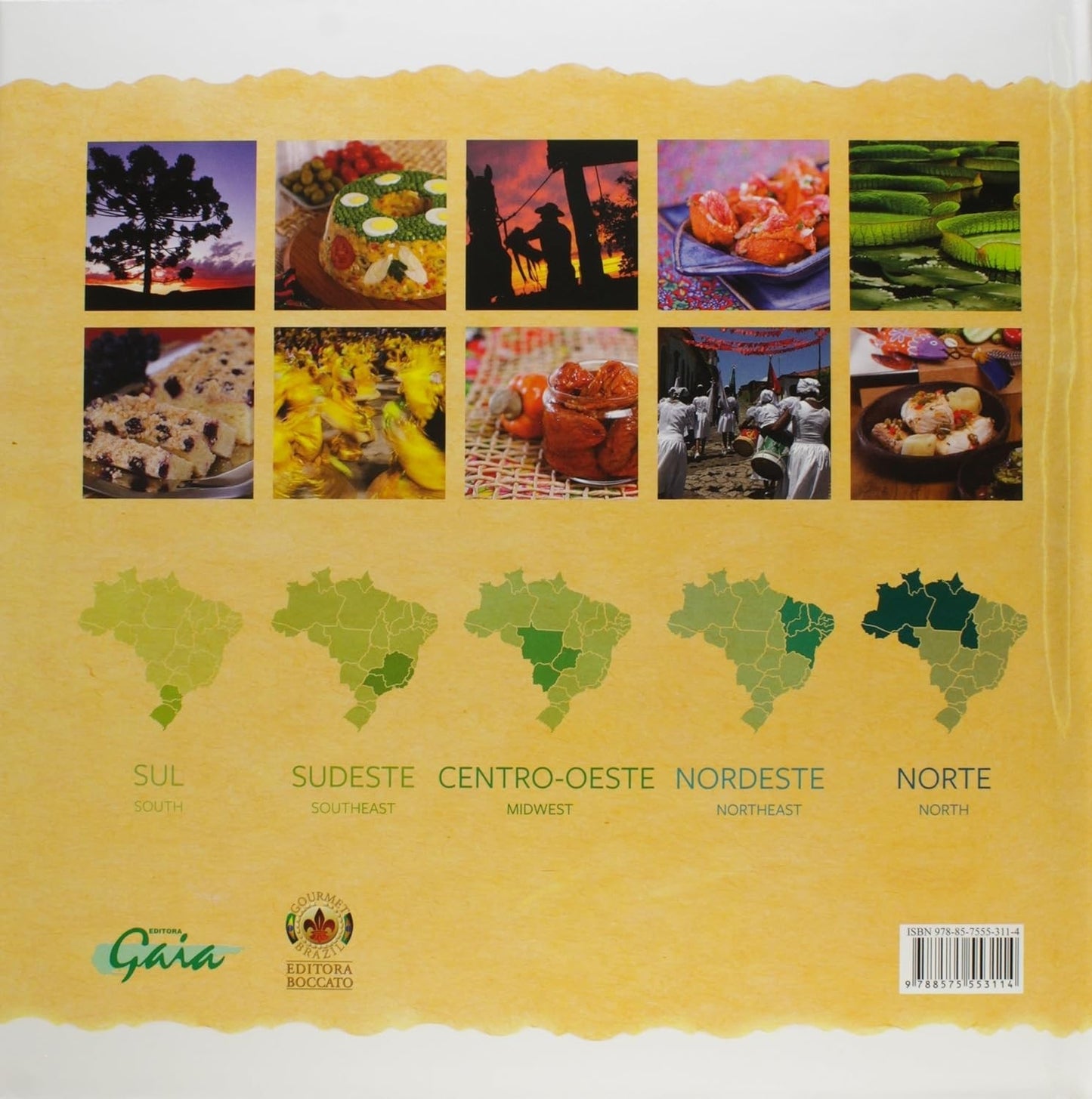 LIVRO SABORES BRASILEIROS: RECEITAS TÍPICAS POR REGIÃO