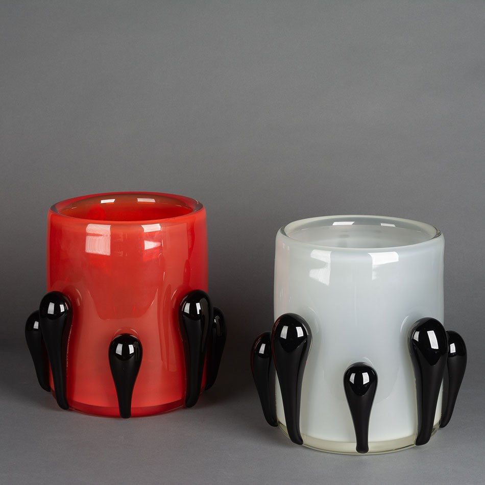 VASO CENTRO MURANO ROSSO