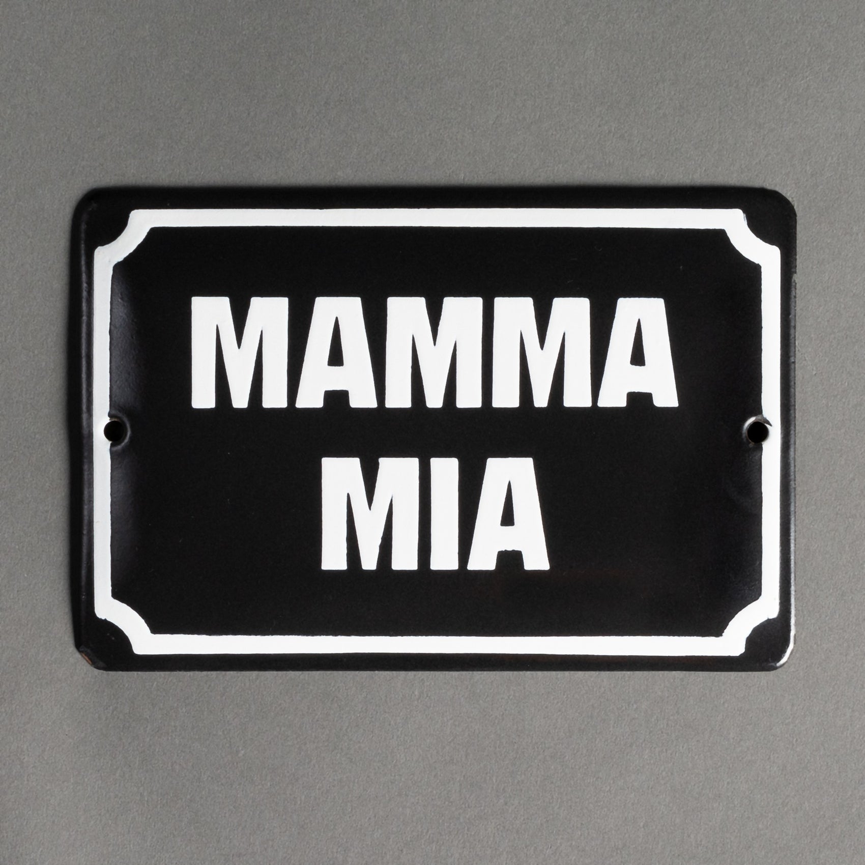 PLACA DE FERRO - MAMMA MIA