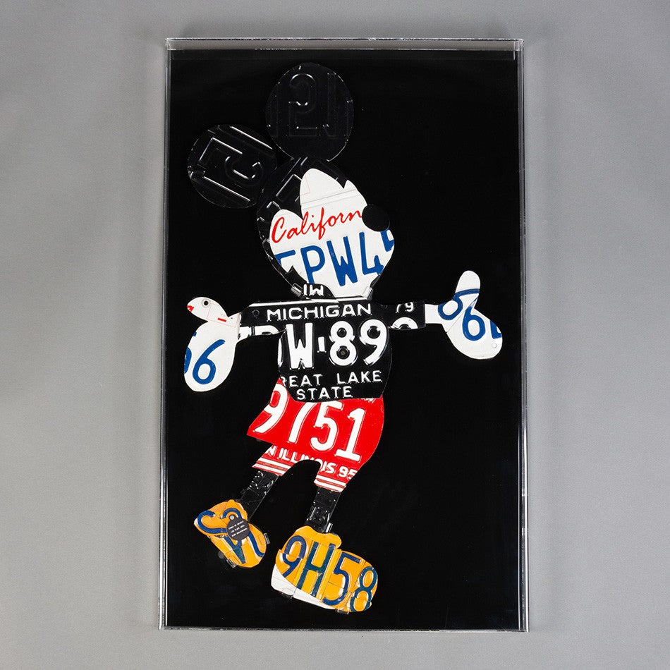 QUADRO MICKEY NA CAIXA ACRÍLICO - KIKO