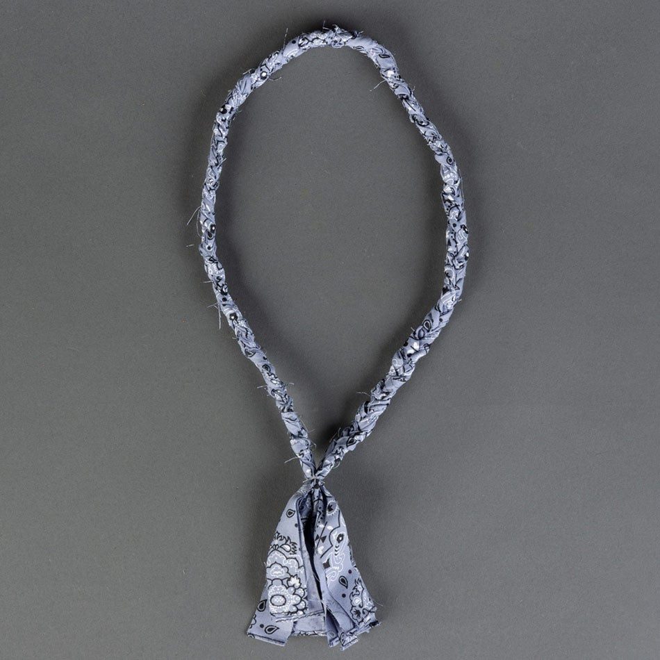 COLAR DE BANDANAS - AZUL ACINZENTADO