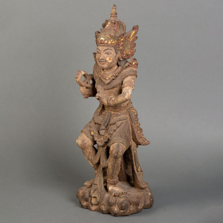 ESCULTURA GUERREIRO TERRACOTA