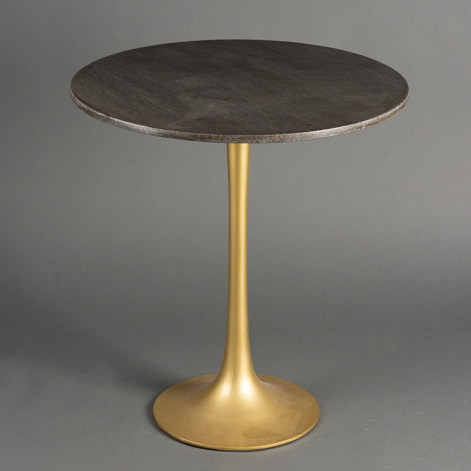 MESA LATERAL MÁRMORE CINZA