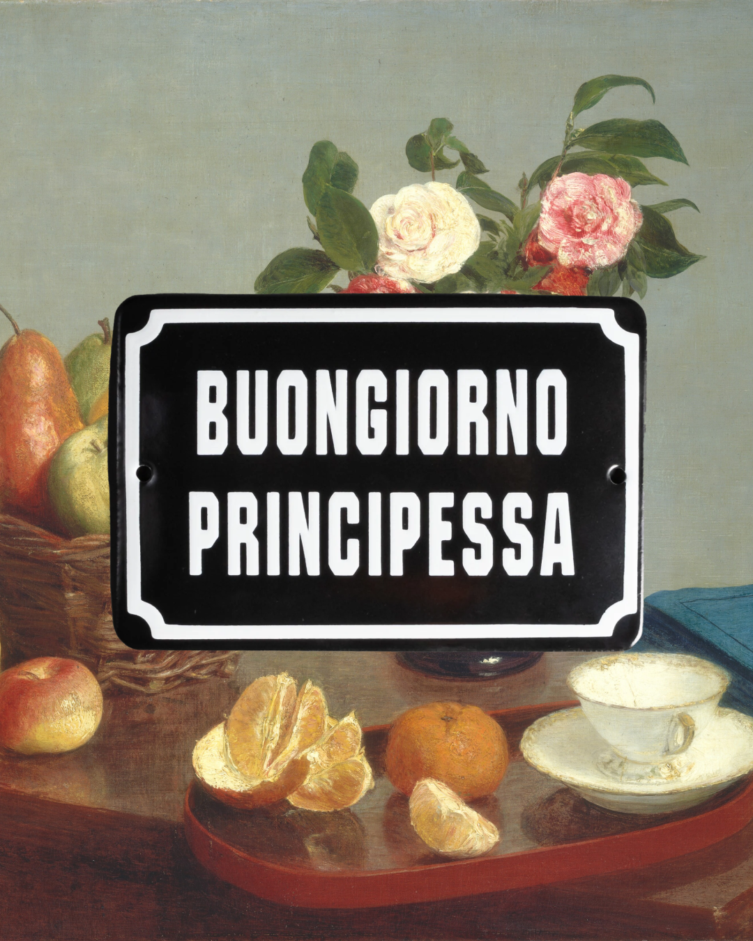 PLACA DE FERRO - BUONGIORNO PRINCIPESSA