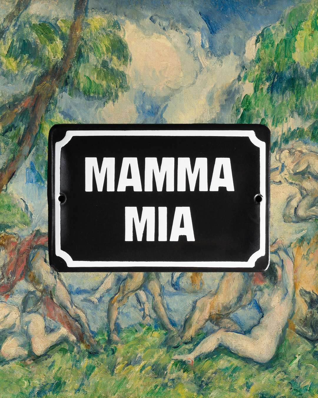 PLACA DE FERRO - MAMMA MIA