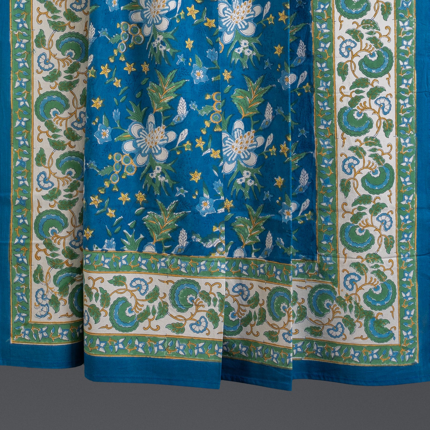 TOALHA DE MESA BLU E VERDE