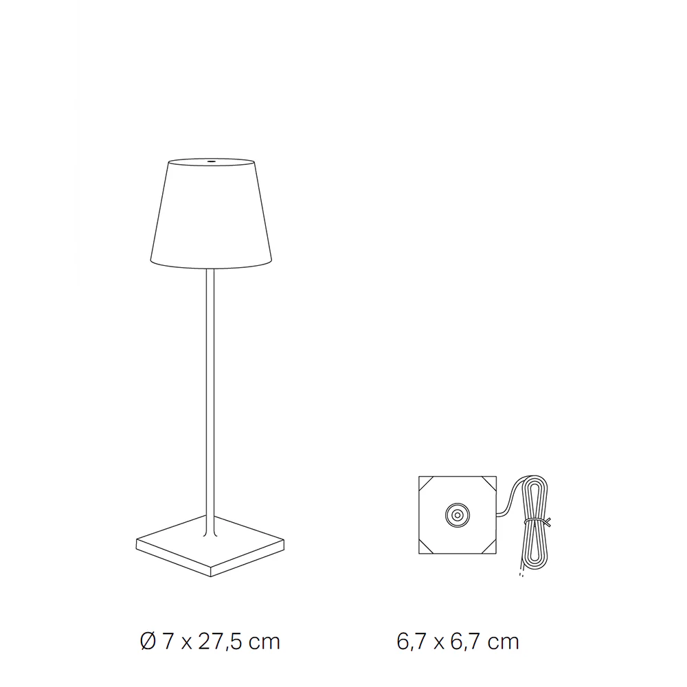 LUMINÁRIA POLDINA ZAFFERANO - BLU