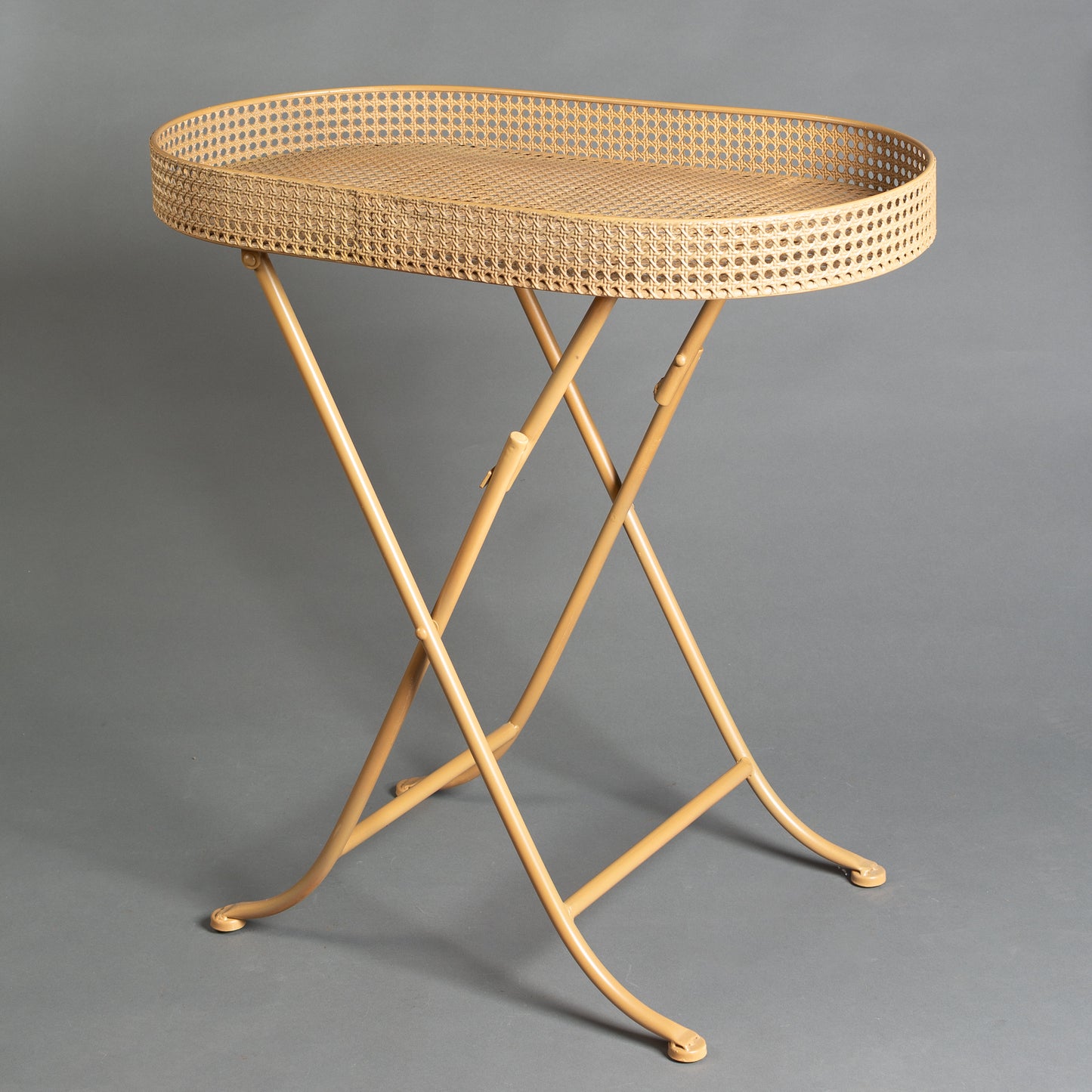 MESA AUXILIAR FAUX PALHINHA