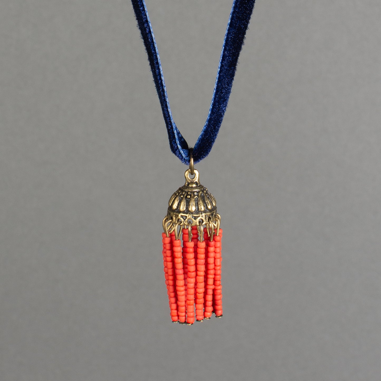 COLAR CIAO BELLA VELUTTO BLU