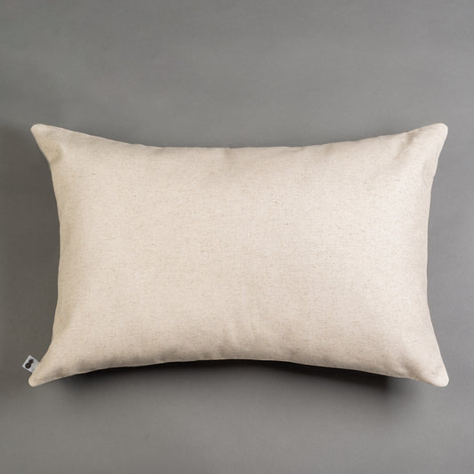 ALMOFADA IKAT DE SEDA IMPORTADA 60X40CM