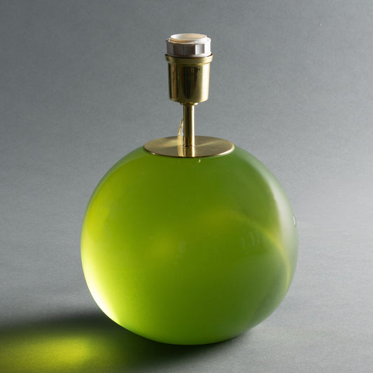 BASE ABAJUR BOLA COLORE M - VERDE CLARO (SEM CÚPULA)