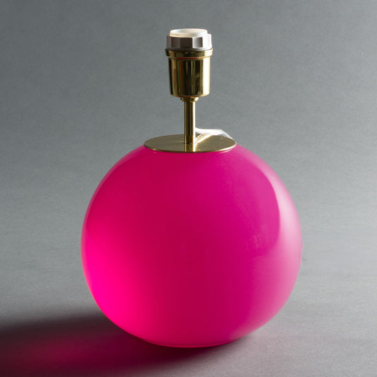 BASE ABAJUR BOLA COLORE M - ROSA (SEM CÚPULA)