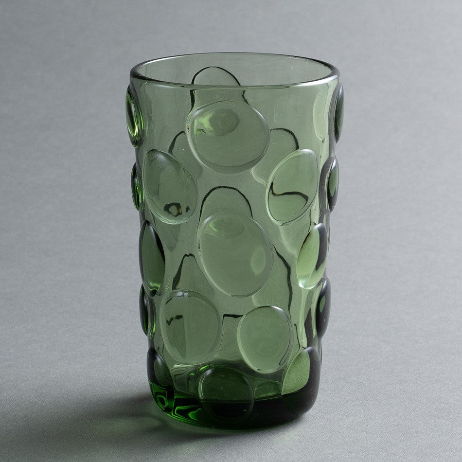 COPO VETRO BOLLA VERDE