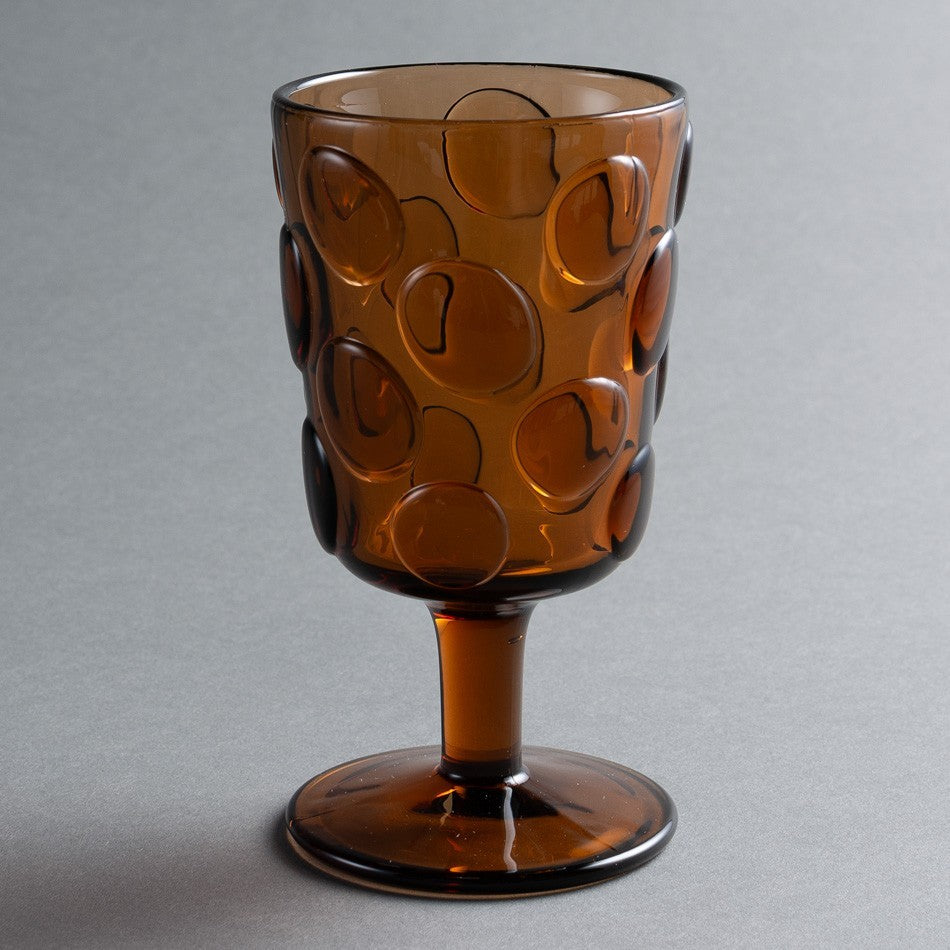 TAÇA VETRO BOLLA ÂMBAR