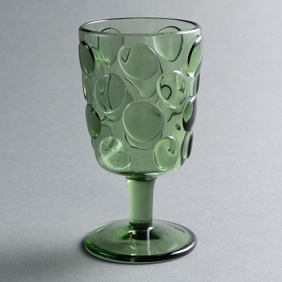 TAÇA VETRO BOLLA VERDE
