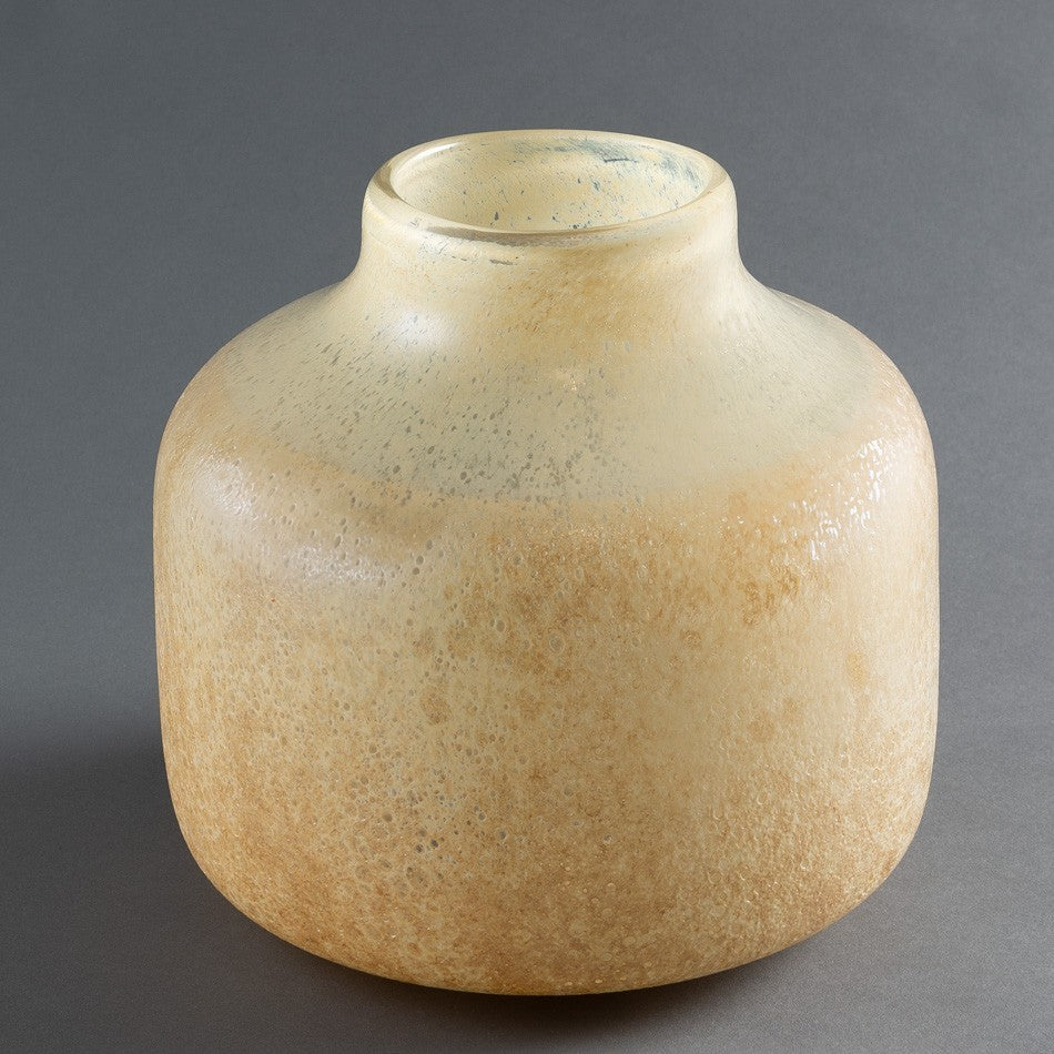 VASO VIDRO BEIGE
