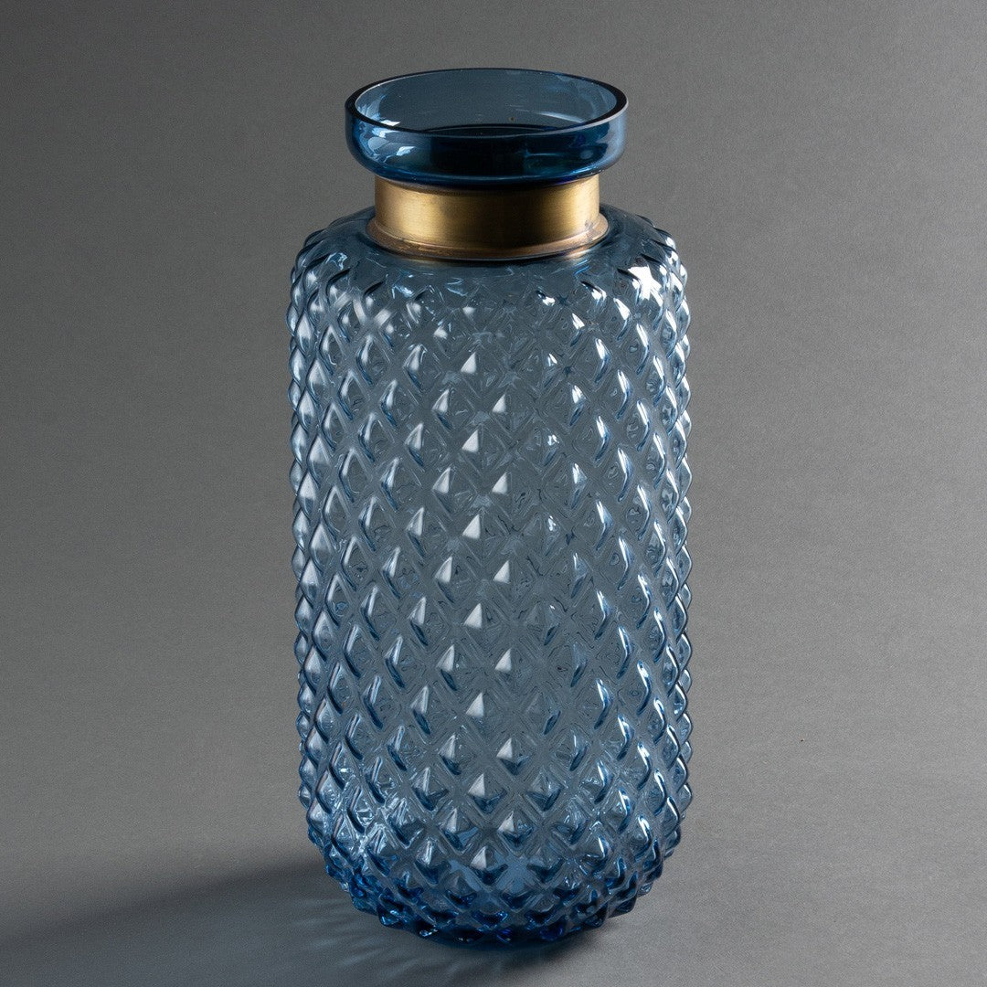 VASO VIDRO BLU D'ORO G