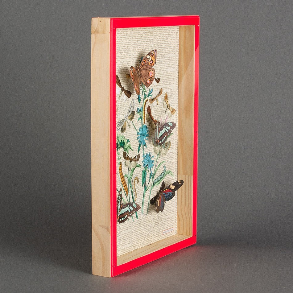 QUADRO BORBOLETA PINK