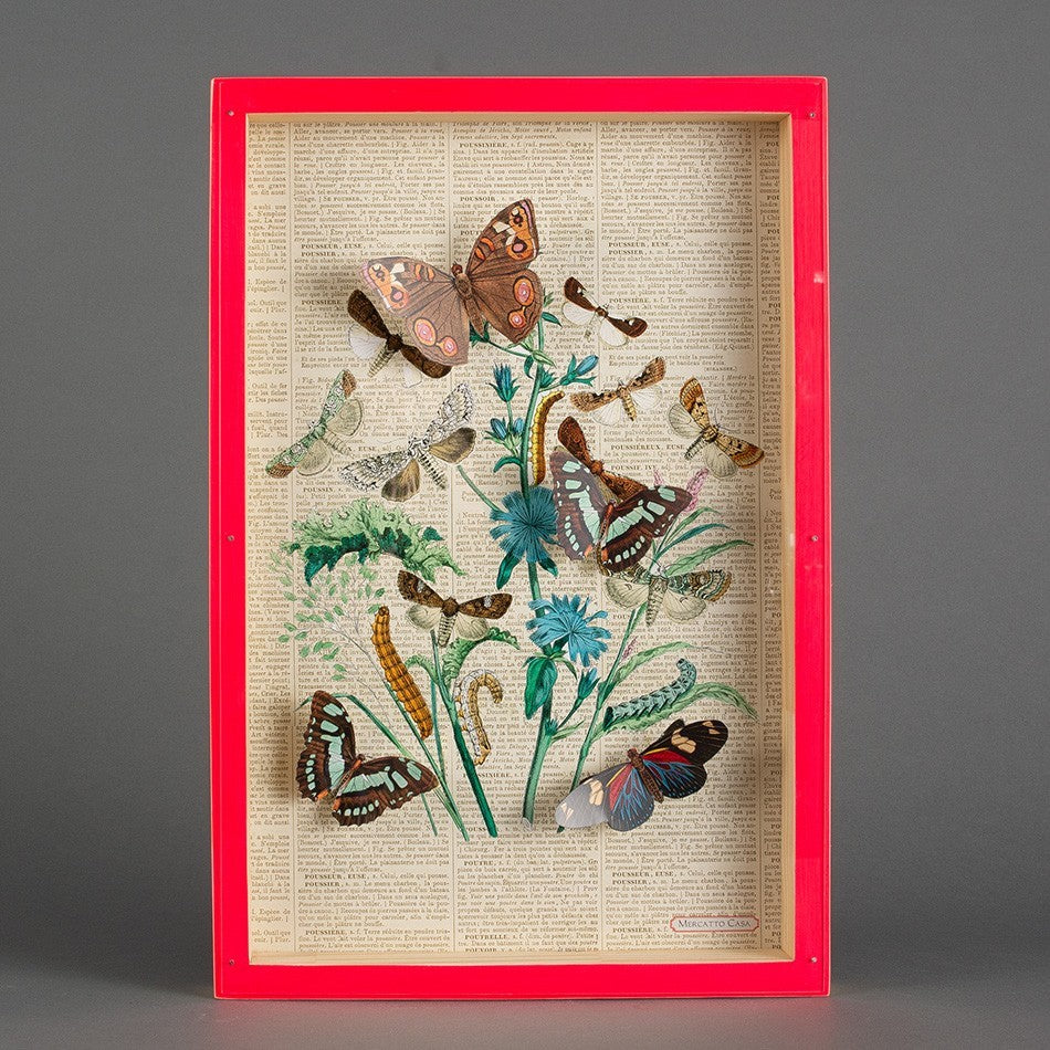 QUADRO BORBOLETA PINK