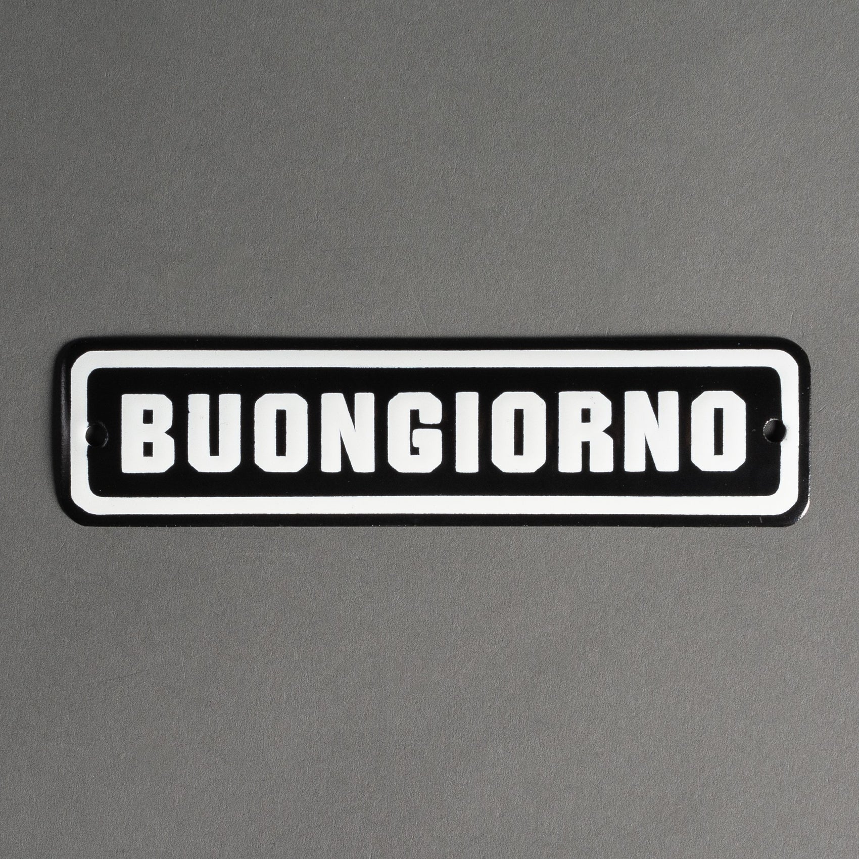 PLACA DE FERRO - BUONGIORNO