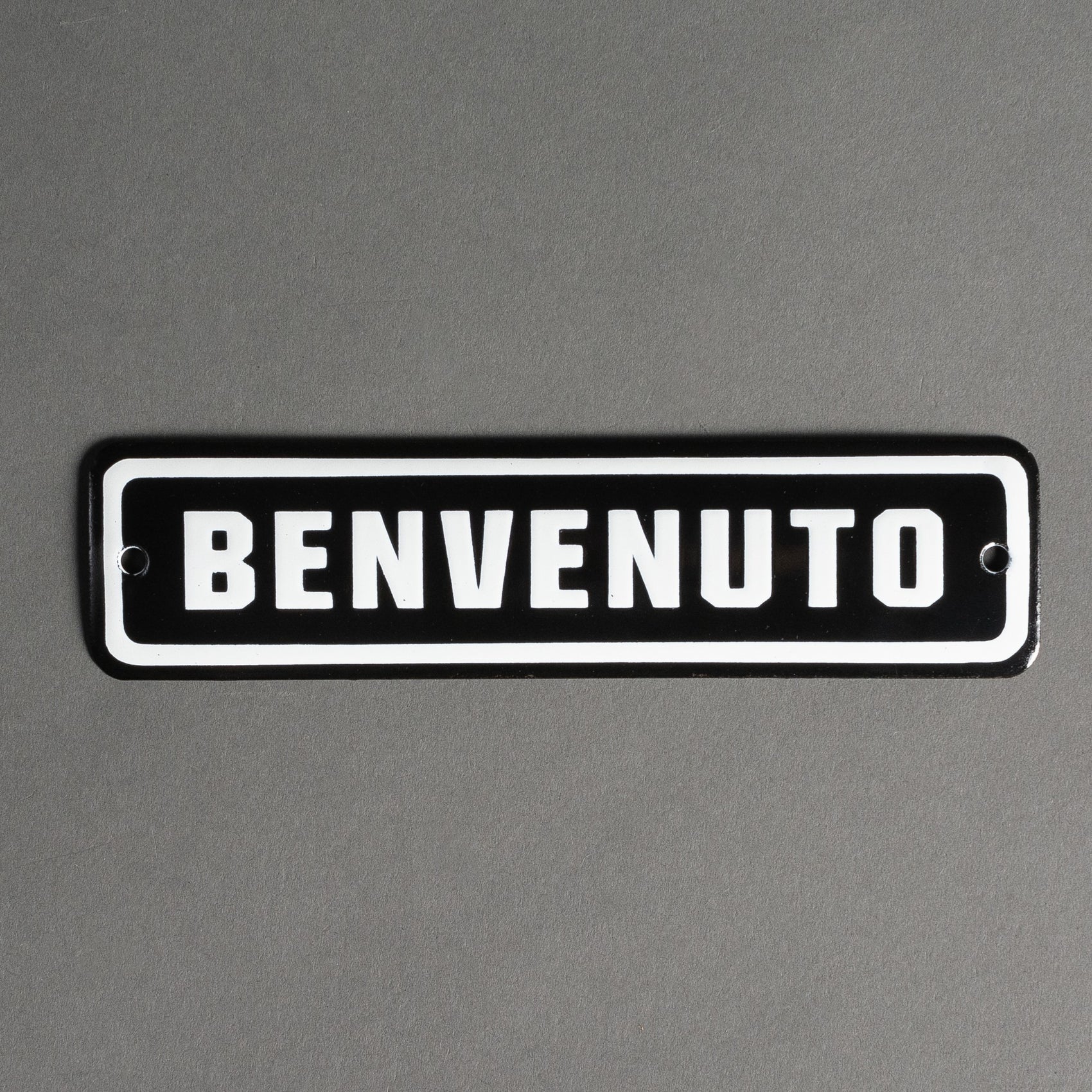 PLACA DE FERRO - BENVENUTO