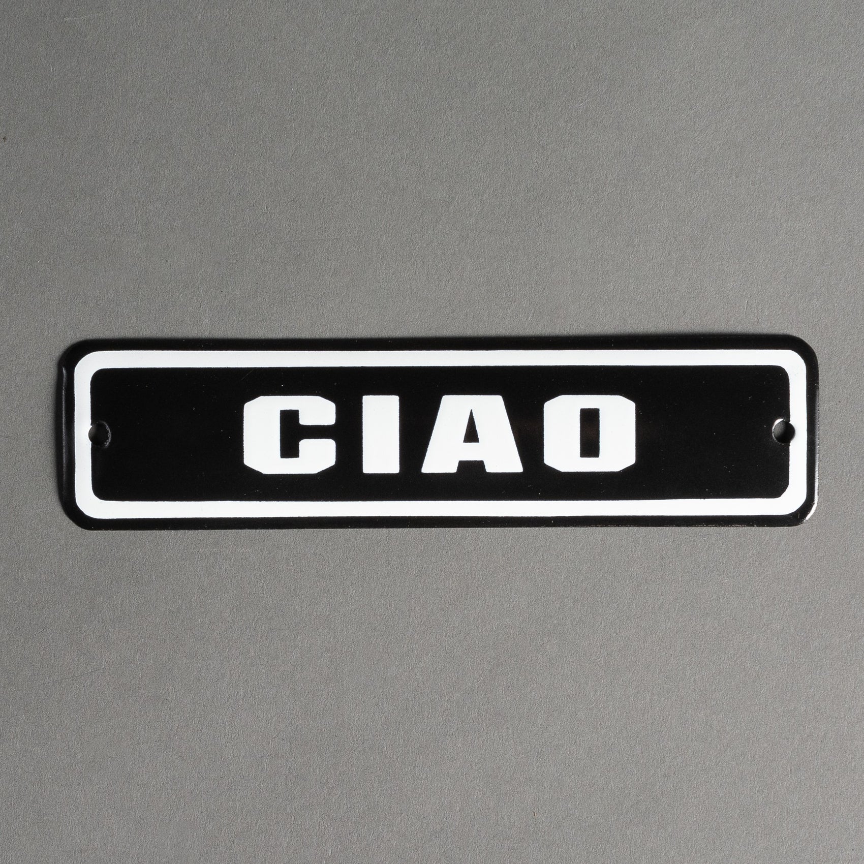 PLACA DE FERRO - CIAO