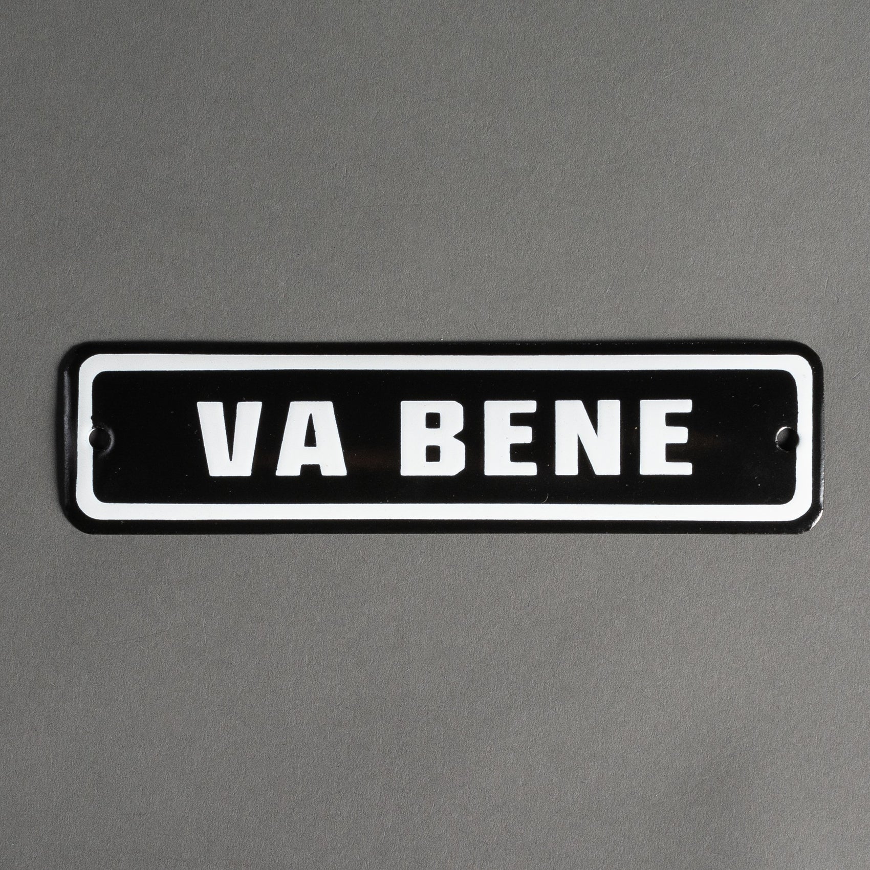PLACA DE FERRO - VA BENE
