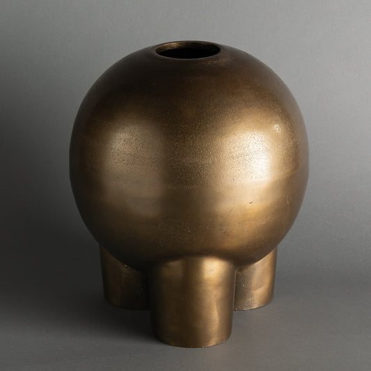 VASO C/ PÉS DOURADO