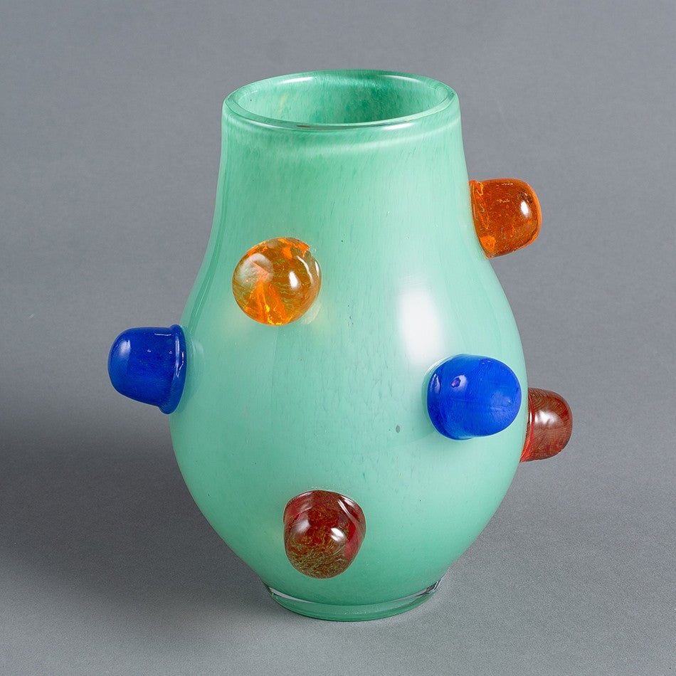 VASO VETRO VERDE PINOS