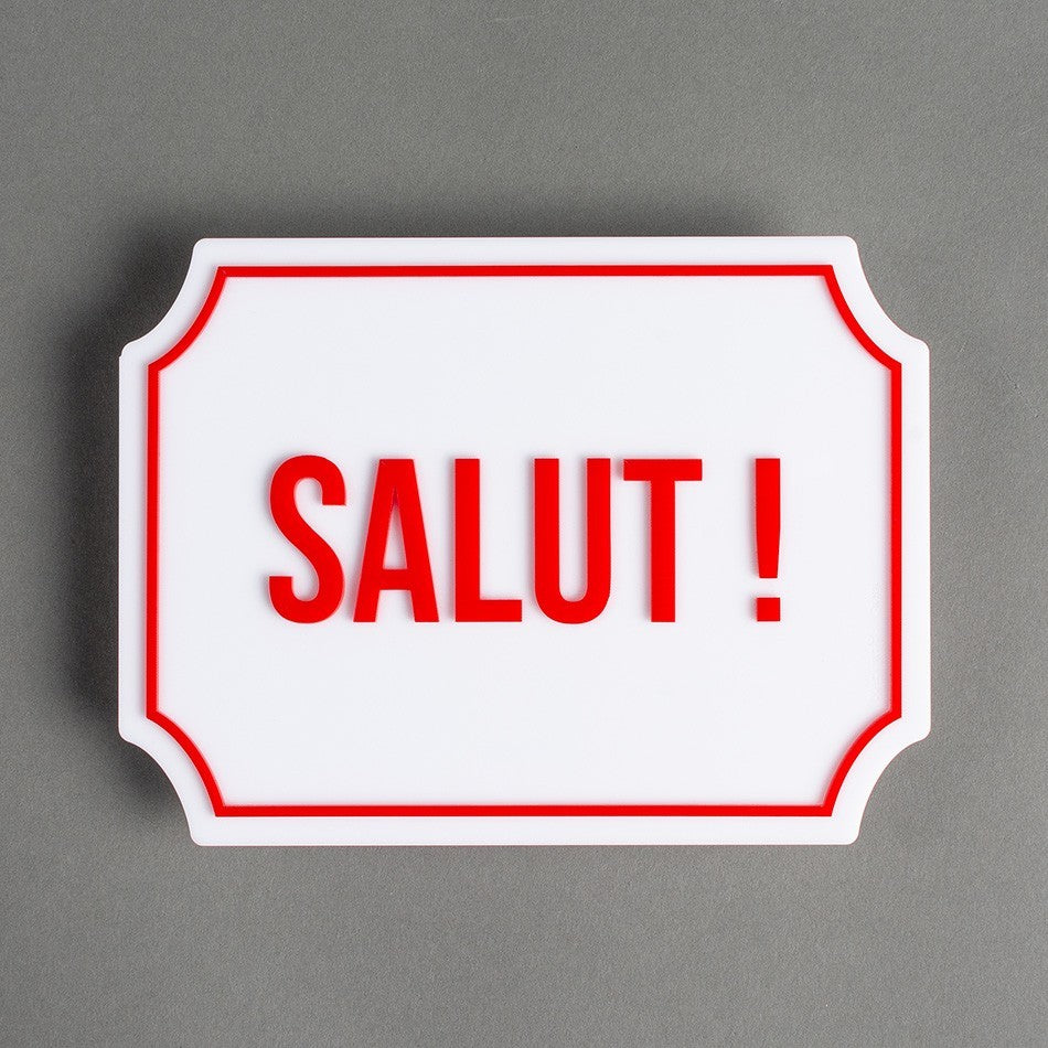 PLACA ACRÍLICO - SALUT!
