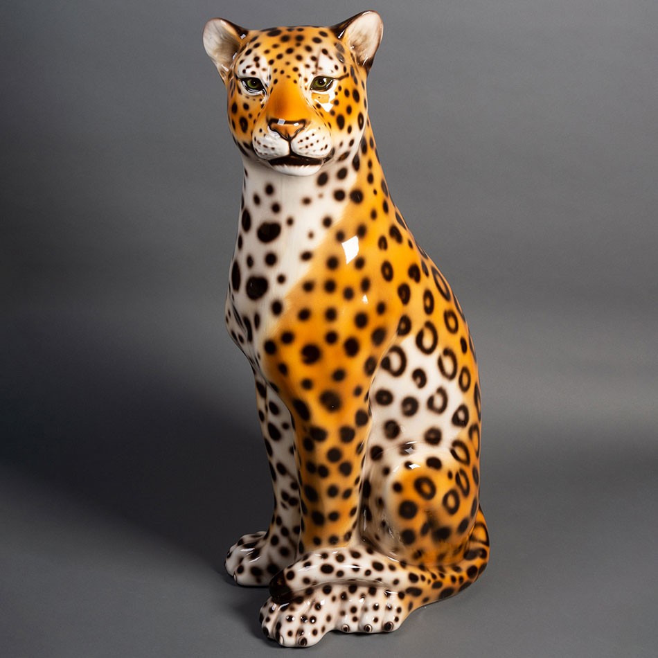 ESCULTURA ITALIANA LEOPARDO
