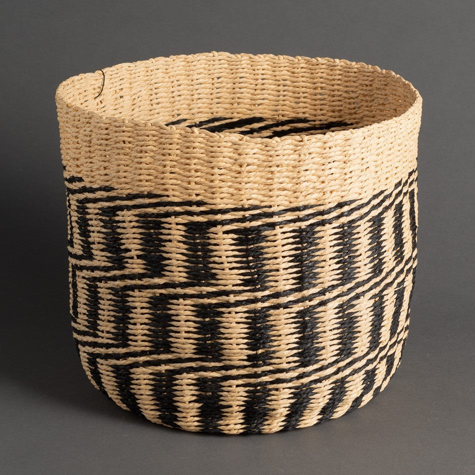 CESTO RATTAN NERO