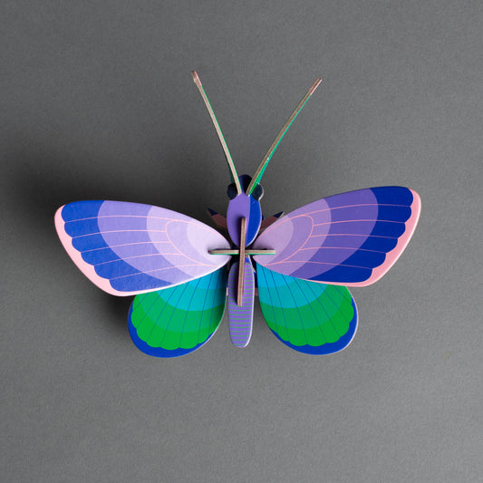 ESCULTURA DE PAPEL BORBOLETA PEQUENA BLUE COOP