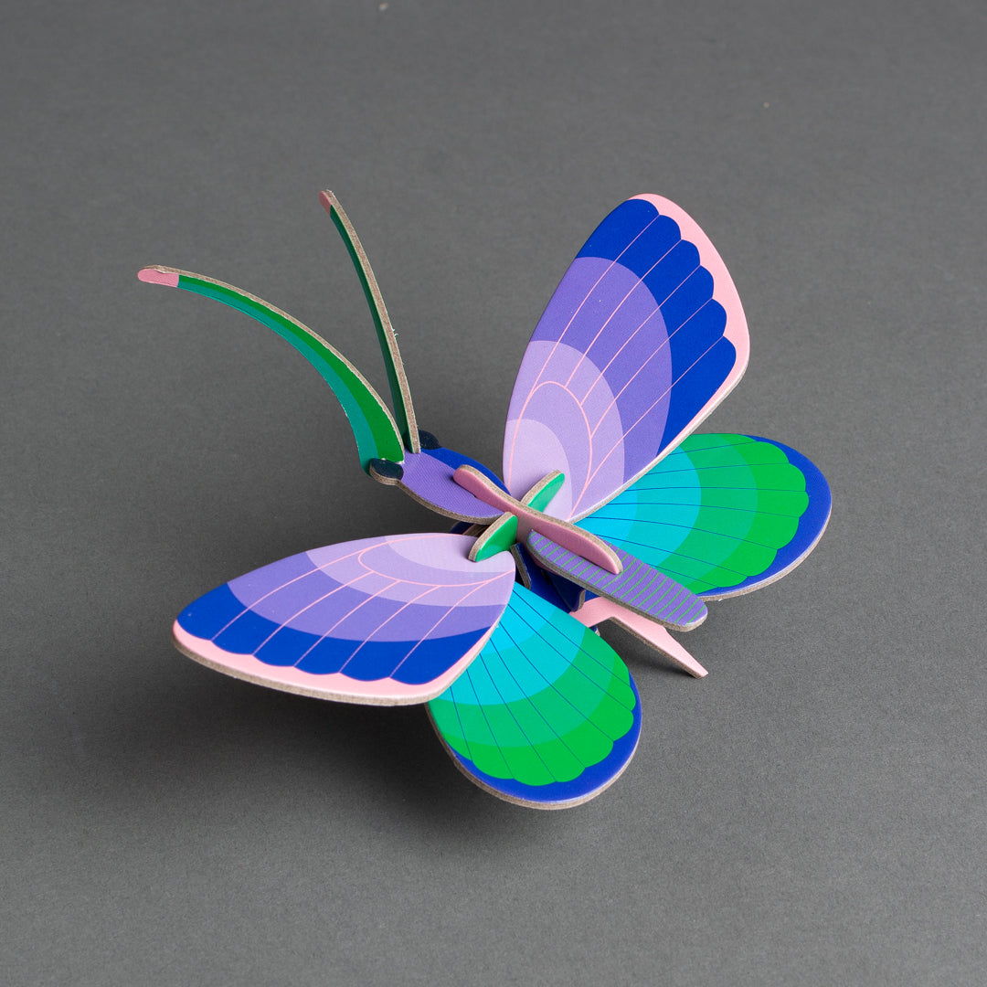 ESCULTURA DE PAPEL BORBOLETA PEQUENA BLUE COOP