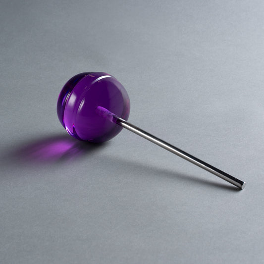 ESCULTURA PIRULITO ROXO