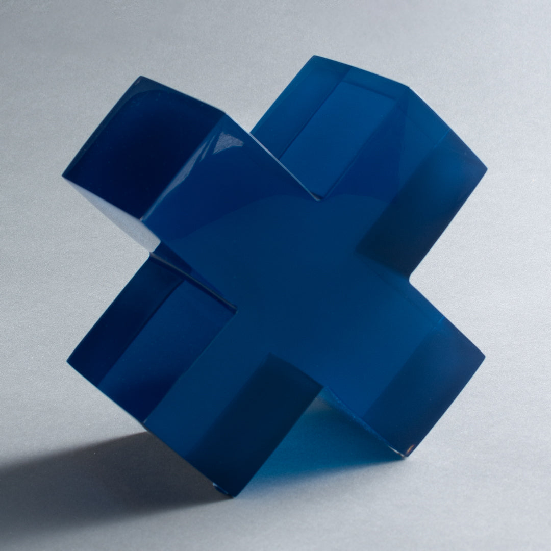 ESCULTURA X AZUL