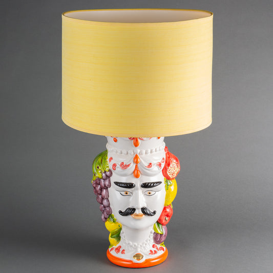 BASE DE ABAJUR TESTA DI MORO LARANJA