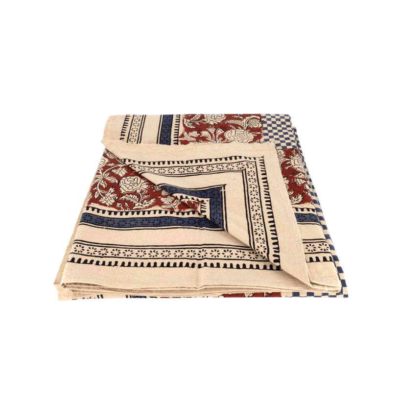 TOALHA DE MESA BLU E ROSSO