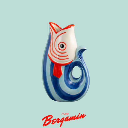 VASO PESCE BLU