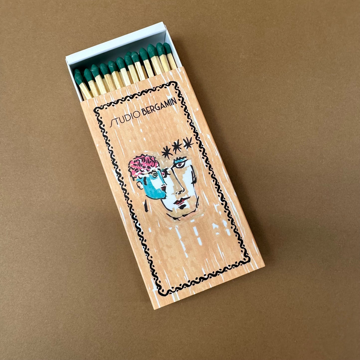 CAIXA DE FÓSFORO DUE TESTE - COLEÇÃO CIAO RAGAZZI