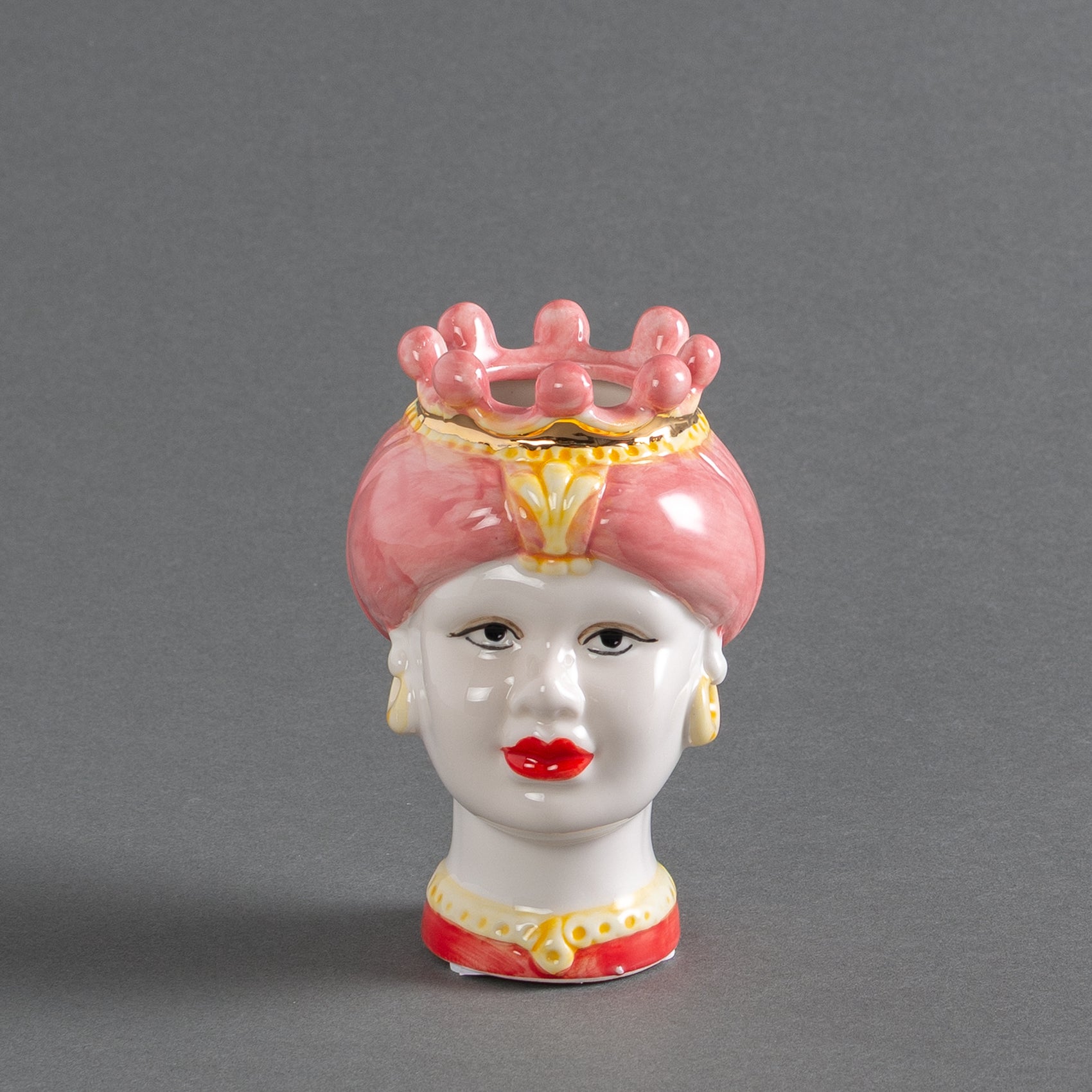 VASO ITALIANO TESTA DI MORO ROSA P - MULHER