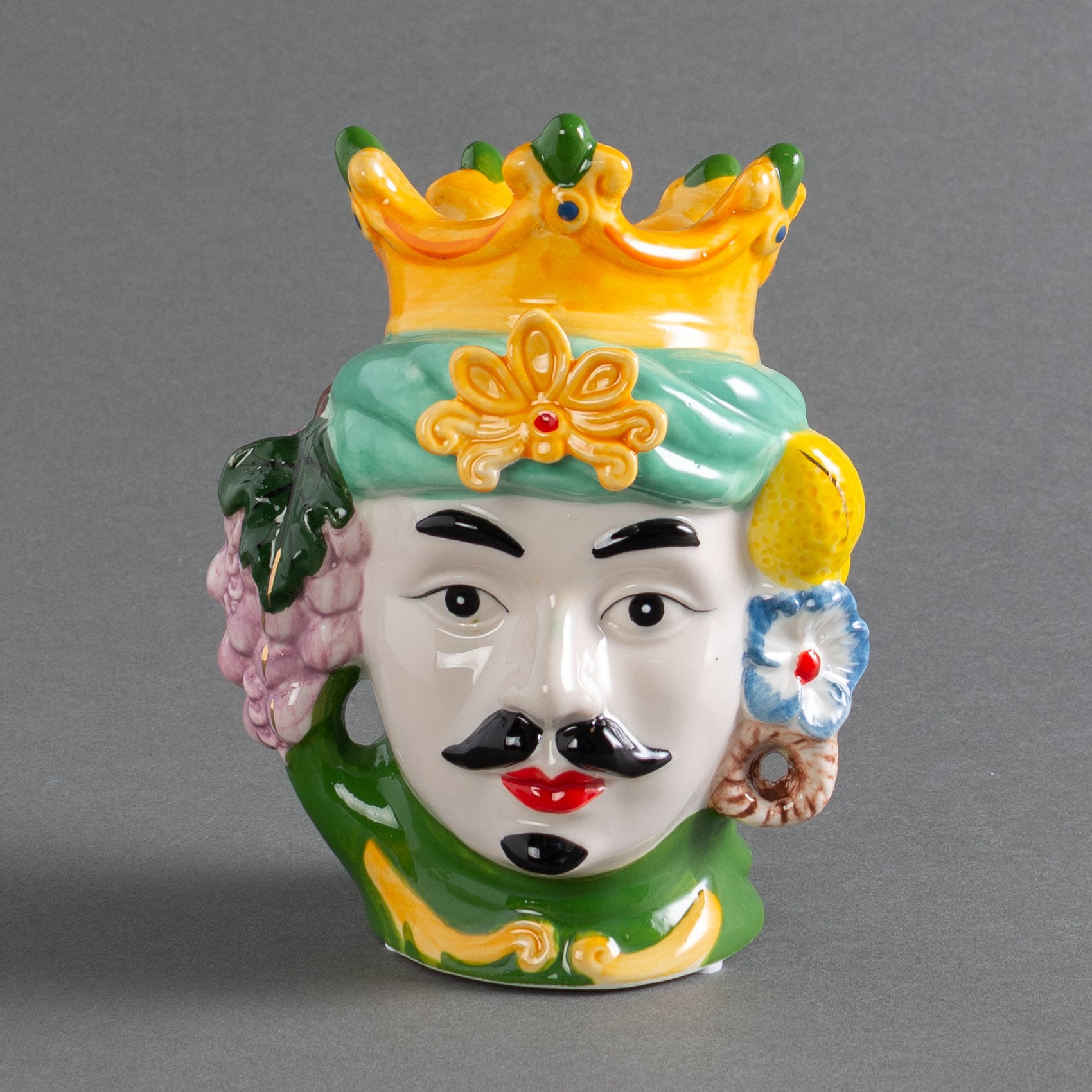 VASO ITALIANO TESTA DI MORO VERDE - HOMEM